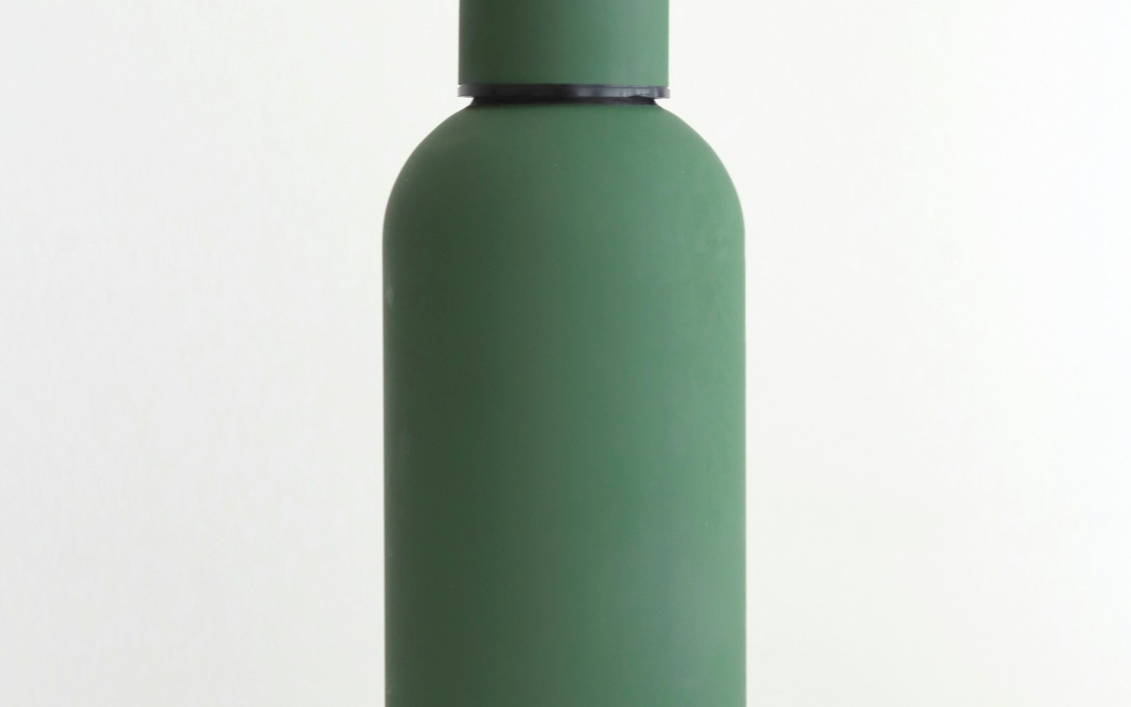 A reusable water bottle carried during an everyday outing